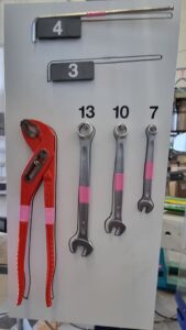 Schaduwbord gereedschap